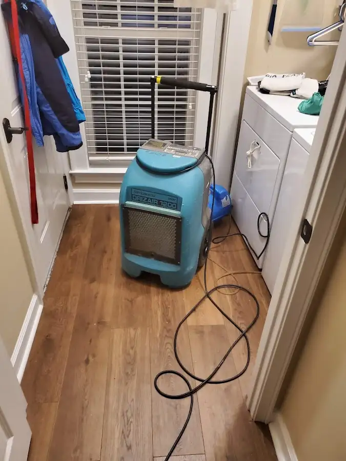 Commercial dehumidifier deployed for Crawl Space Restoration in Martin