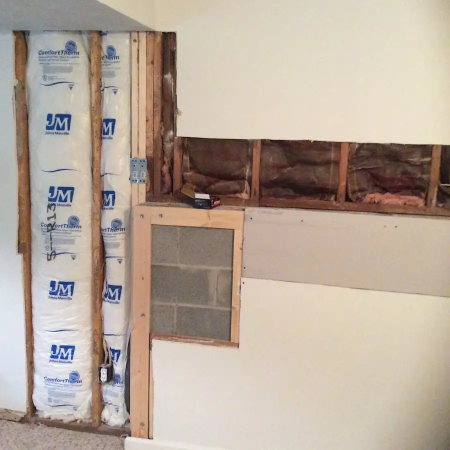 Wall insulation replacement during Odor Removal & Deodorization in Martin